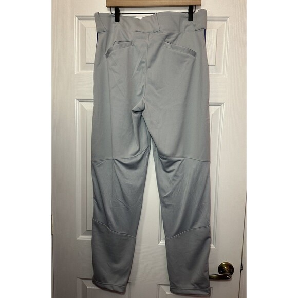 Size L Nike Men’s Vapor Select Dri-FIT Baseball Pants BQ5489-055 Gray/Blue NWT - Picture 2 of 3